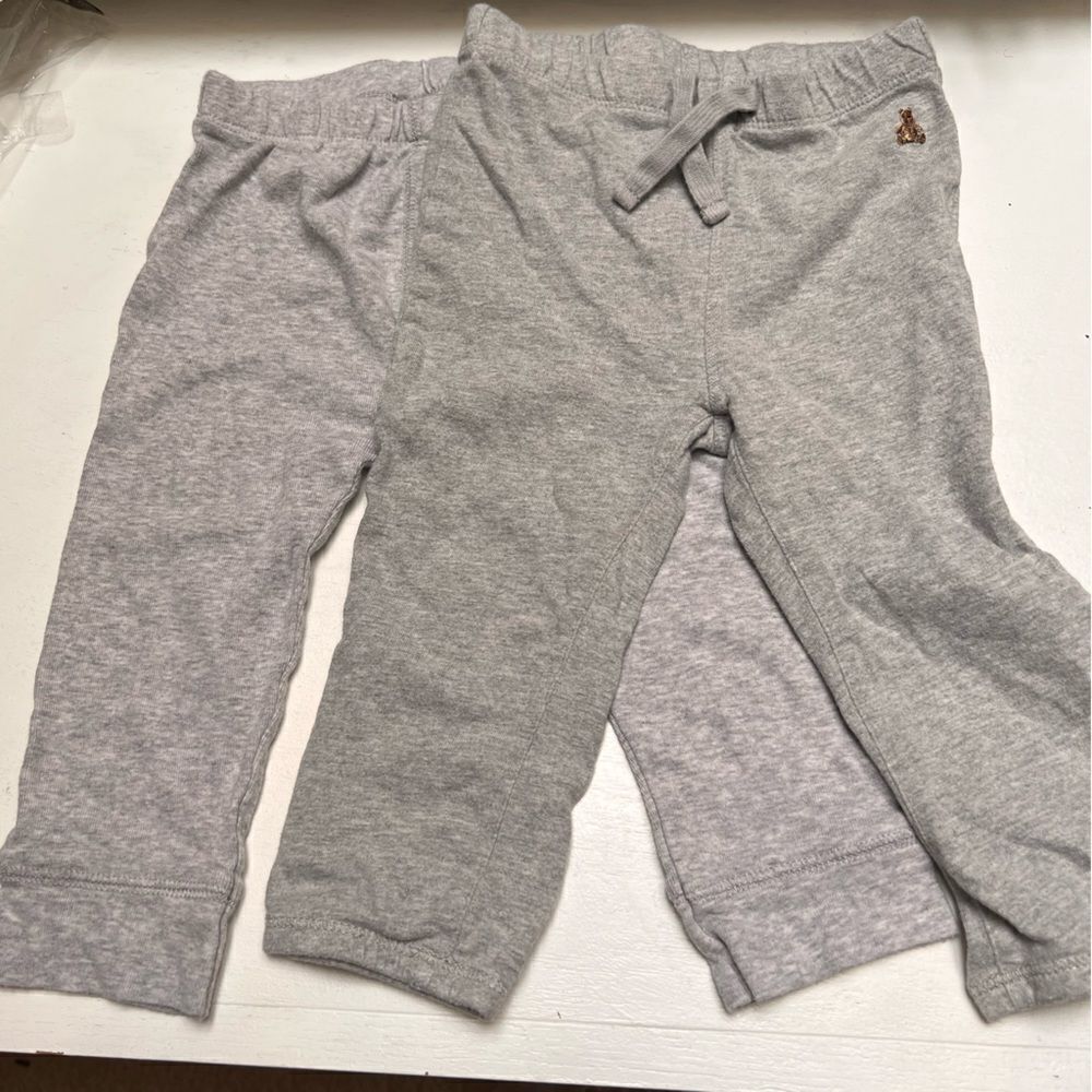 Gap Carter Set of 2 Cotton Soft Pants for Baby 18 Months Old Unisex EUC